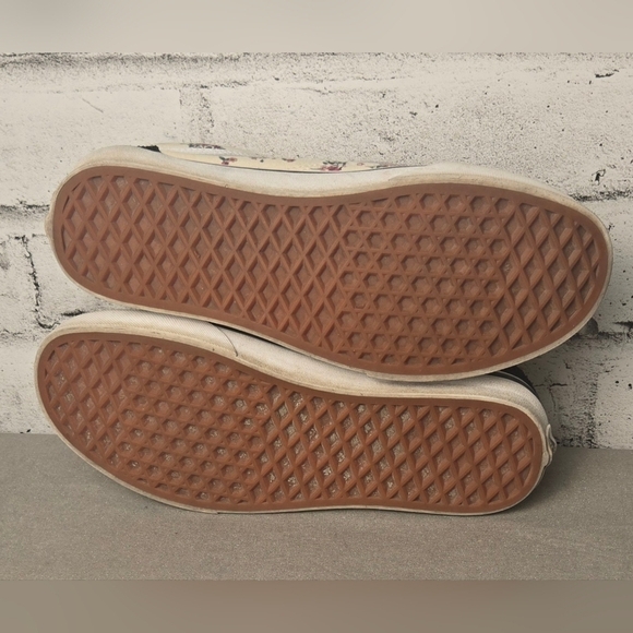 Vans Old Skool Ditsy Floral Sneakers Women’s 8 Black Cream Skate Shoes - Picture 9 of 11